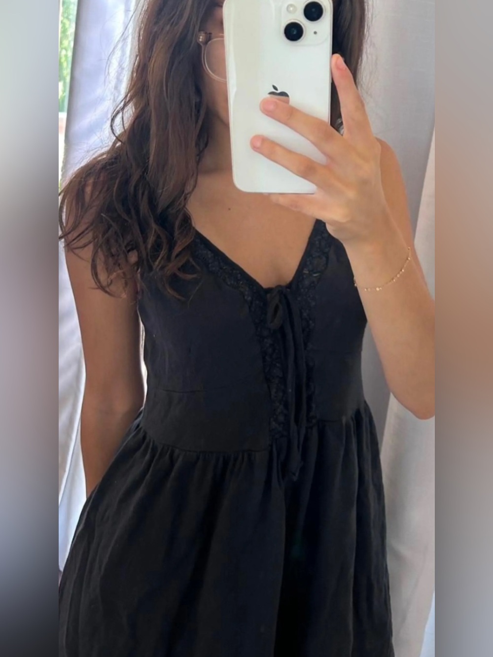 NWT Roxy  Lace-Trim Summer Dress - Women's large dress